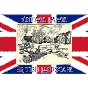   5cm Gift Tags British Landscape On The Yare Norfolk
