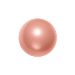  5810 12mm Round Pearl Rose Peach Arts, Crafts & Sewing