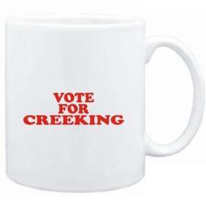  Mug White  VOTE FOR Creeking  Sports