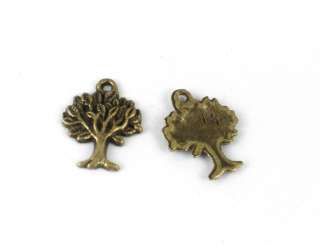 60PCS Antiqued Bronze LIFE OF TREE Charm FC10394B  