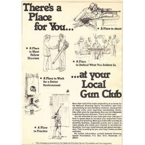 com Print Ad 1988 National Shooting Sports Local Gun Club National 