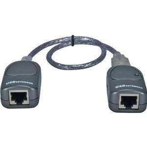  Qvs USB Enhanced CAT5/6 Active Repeater for Up To 200FT 