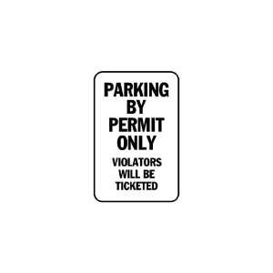   Banner   Parking By Permit Only Violators Ticketed 