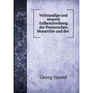   der Preussischen Monarchie und des . Georg Hassel Books