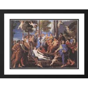  Apollo and the Muses 20x23 Framed and Double Matted Art 