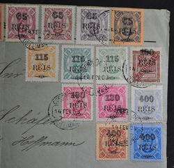 PORTUGAL in ZAMBEZIA/Mozambique 1903, $110++ Cpl Prov Set on R Cover 