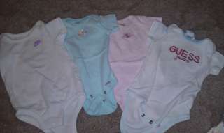   mixed lot of 50 pieces BABY GIRL clothes 3 6 6 6 9 months   EUC  