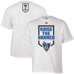 adidas Dallas Mavericks 2011 NBA Champions Raise The Banner T Shirt 