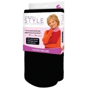 Stride in Style 5622 BK2 Womens Cable Pattern 8 15 mmHg Trouser Socks 