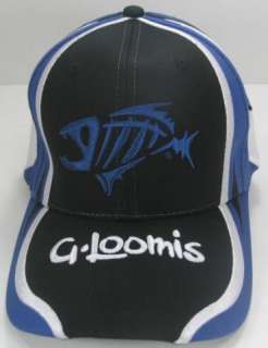LOOMIS 3D BONE FISH RACING BLUE HAT / CAP 55981 01  