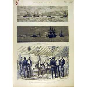    Naval Manoeuvres Royal Yacht Squadron Falmouth 1890