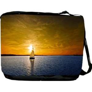 Rikki KnightTM Yacht at sea Messenger Bag   Book Bag   Unisex   Ideal 