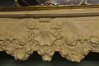 Italian Style Marble Fireplace Mantel Surround  