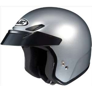  HJC CS 5N CR Sliver Open Face Motorcycle Helmet Size 
