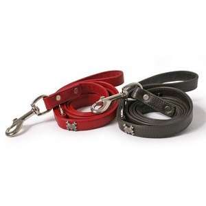  Rockin Doggie Leather Leash 5X1/2 GREEN