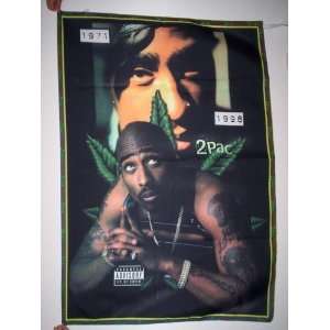  2Pac Tupac 5x3 Feet Cloth Textile Fabric Poster