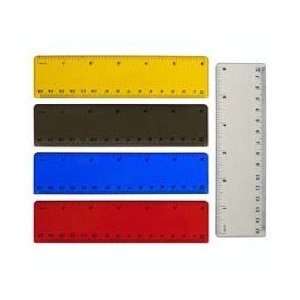  D RULER    Ruler 6 inch Plastic Arts, Crafts & Sewing