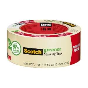   Scotch Masking Tape for General Painting, 3/4 Inch x 60 Yard, 1 Pack