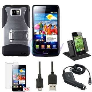 Item Car Set Gel Case+Charger for Samsung Galaxy S 2  