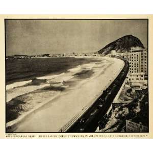  1937 Print Copacabana Beach Ewing Galloway Rio de Janeiro 