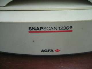 Agfa SnapScan 1236U Flatbed Scanner USB  