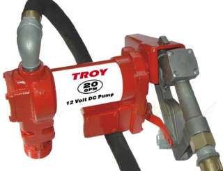 Troy 20 GPM 12V Heavy Duty Fuel Transfer Pump   TFTP20  