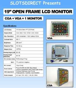 LCD Flat Panel VGA 19 Monitor by YTE BRAND NEW