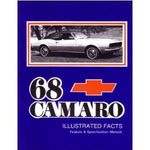  1968 CHEVROLET CAMARO Facts Features Sales Brochure 