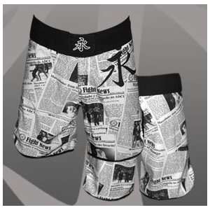  Keiko Raca MMA News Long Shorts Size 38 (XXL ONLY) Sports 
