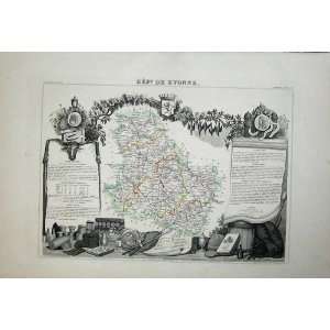   Atlas National France Maps De LYonne Auxerre Sens