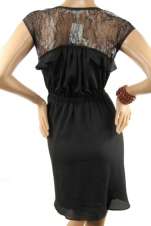 DEALZONE   Luxurious Spanish Lace Dress Black Large NEW  