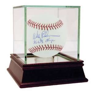  Autographed Wally Backman Ball   with 86 WS Champs 