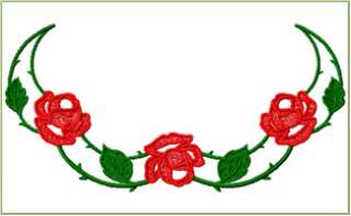 Heirloom Roses machine embroidery designs set 5x7 hoop  