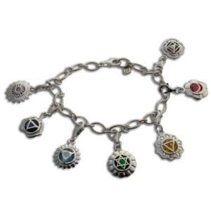  Seven Chakras Charm Bracelet 7.5 Jewelry
