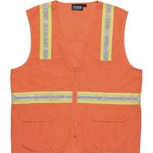  ERB 61749 S103 Non ANSI Surveyors Vest, Orange, Large 