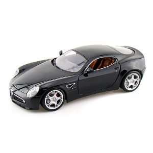  Alfa Romeo 8C Competizione 1/18 Black Toys & Games