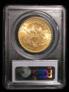 CERTIFIED 1884 S TWENTY DOLLAR GOLD PIECE   PCGS MS62   $20 DOUBLE 
