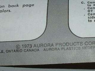 Aurora 155mm Long Tom Howitzer Gun Model assembly instructions