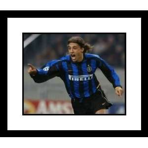 Hernan Crespo Inter Milan   Goal Celebration   Framed 8x10 