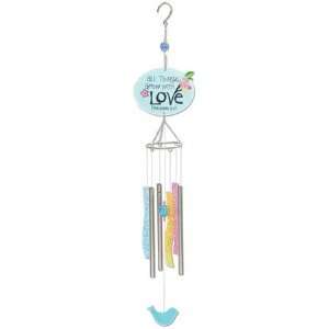  All Things Grow with Love Wind Chimes, Ephesians 317 