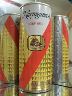 16 OZ NARRAGANSETT LAGER BROWN SHIP OLD BEER CAN 157 16  