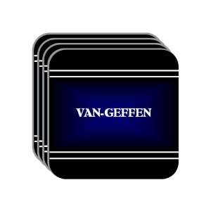  Personal Name Gift   VAN GEFFEN Set of 4 Mini Mousepad 