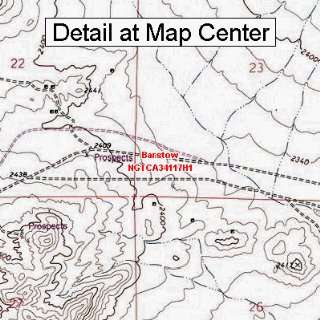  USGS Topographic Quadrangle Map   Barstow, California 