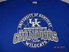 2012 kentucky wildcats uk ncaa champions t shirt blue youth