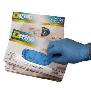  Defend Powder free Nitrile Textured Exam Gloves, Available 