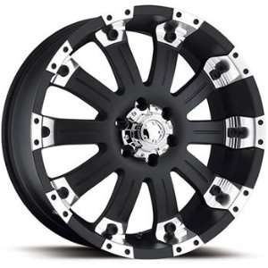Ultra Mammouth 17x8 Black Wheel / Rim 6x135 with a 25mm Offset and a 