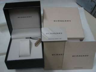 NEW BURBERRY BLUE LEATHER BLUE DIAL WATCH BU1791  