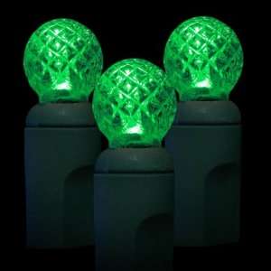  G12 LED Razzberry Green Prelamped Light Set, Green Wire 