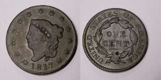 1817 Large Cent INV#76 2  