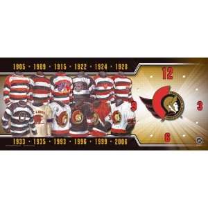  Ottawa Senators 7X16 Clock   Memorabilia Sports 